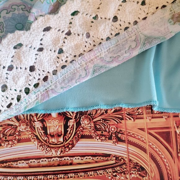 Volume One Y2K 70s-Inspired Boho Midi Tank Top Dress - Picture 6 of 7